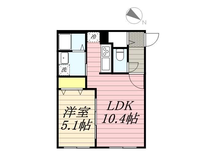 グランメール 豊平3-4(1LDK/1階)の間取り写真