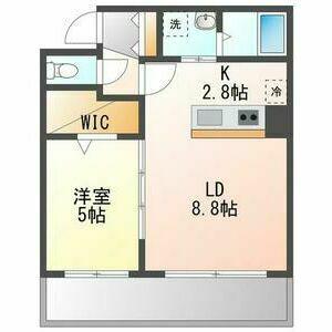 スターレジデンス福住(1LDK/2階)の間取り写真