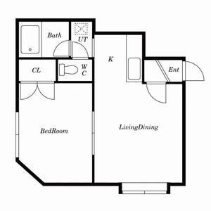 グレイス白石(1DK/3階)の間取り写真