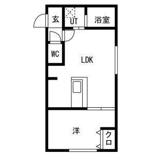 HEIMAT OYACHI(1LDK/2階)の間取り写真