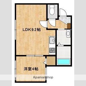 LIEN F・VILLAGE(1LDK/2階)の間取り写真