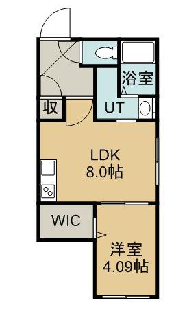 シティプラザ手稲アネックス(1LDK/4階)の間取り写真