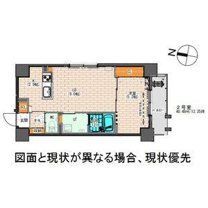 YU-COURT 大通西13(1LDK/8階)の間取り写真