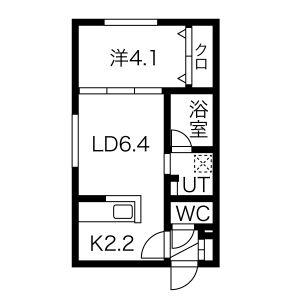 アクティベイト澄川3.1(1LDK/3階)の間取り写真