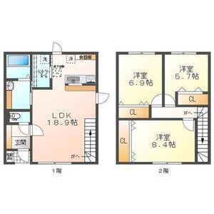 レガーメ稲穂４５　壱番館(3LDK)の間取り写真