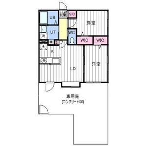 アルファスクエア北22(2LDK/1階)の間取り写真