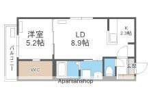 ETERNITY20(1LDK/4階)の間取り写真