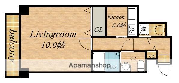 エステトーワ(1K/5階)の間取り写真