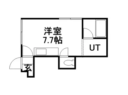 ARS 円山(ワンルーム/2階)の間取り写真