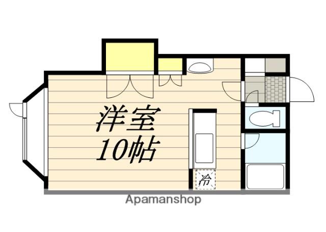 サンリバー南沢Ⅱ(ワンルーム/3階)の間取り写真
