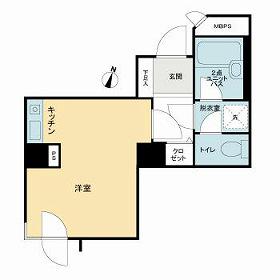 ライオンズシティ南3条(ワンルーム/9階)の間取り写真