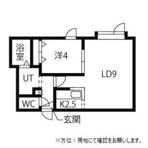 モントレ表参道(1LDK/3階)の間取り写真