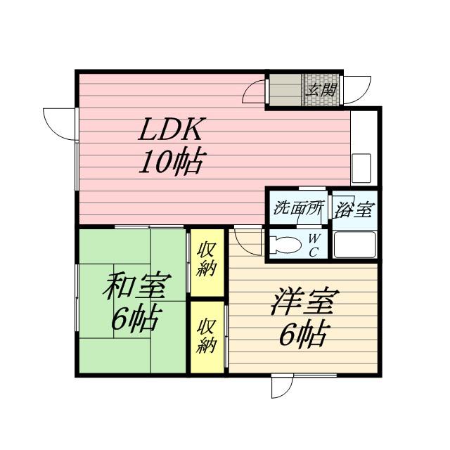 プリメーラ54(2LDK/1階)の間取り写真