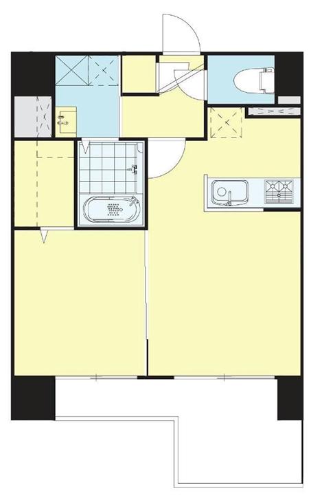 MODENA表参道(1LDK/9階)の間取り写真