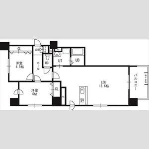 レジェンドコート琴似(2LDK/11階)の間取り写真