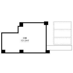 THE SERAM MARUYAMA(ワンルーム/1階)の間取り写真
