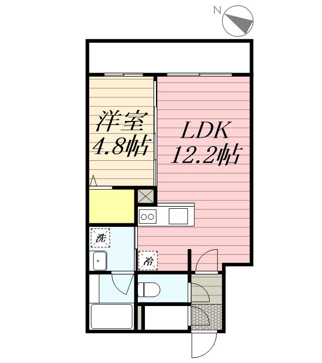 ZERO MAISON S10(2LDK/3階)の間取り写真