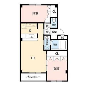 カーサグランデ(1LDK/3階)の間取り写真