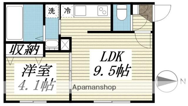 ASTI STAGE ANELA(1LDK/2階)の間取り写真