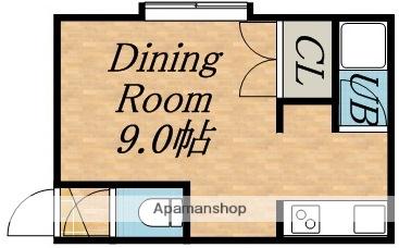 コーポ・マルス(1K/1階)の間取り写真