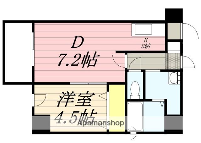 LEE SPACE N4(1LDK/3階)の間取り写真