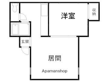 ロイヤルハイツ桑園(1LDK/3階)の間取り写真