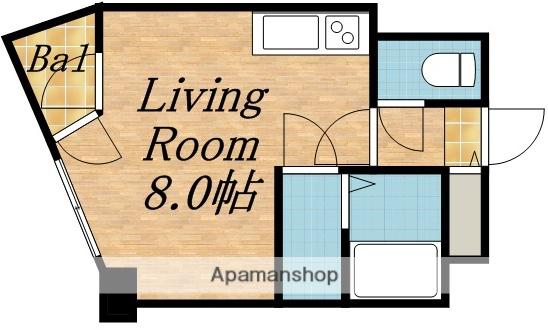 プライムパーク円山公園(ワンルーム/6階)の間取り写真