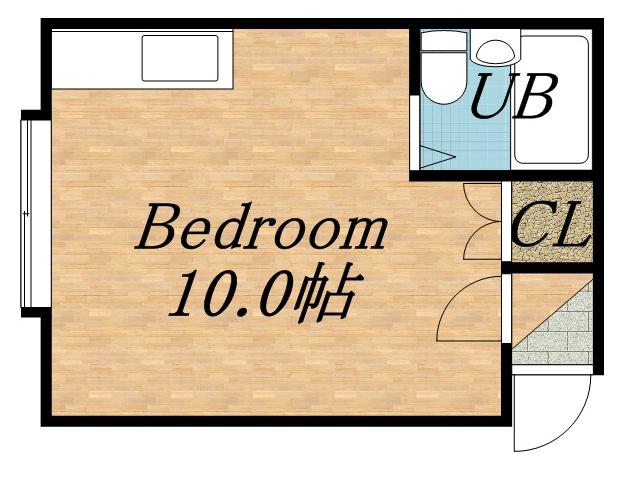 第5山重ビル(ワンルーム/2階)の間取り写真