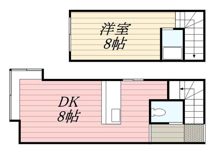 ソニア円山(1LDK/2階)の間取り写真