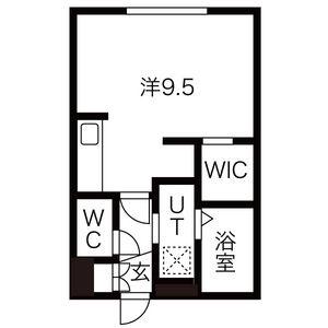 GROOVE G3(1K/2階)の間取り写真