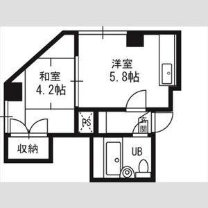 メゾン札幌N26W5(ワンルーム/3階)の間取り写真