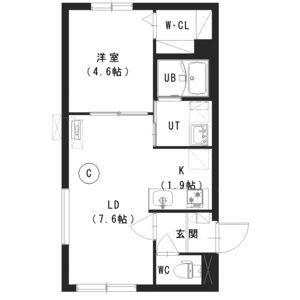 NECOFILO元町(1LDK/3階)の間取り写真