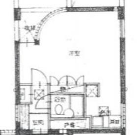 プレステージ21(1K/4階)の間取り写真