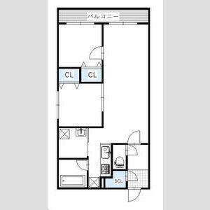 BRIGHTON COURT N20(2LDK/3階)の間取り写真