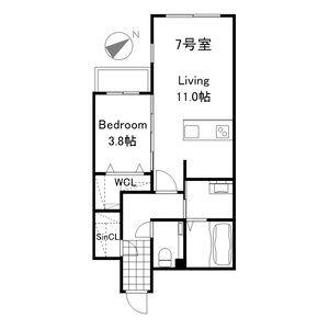 PREMIER IST KOTONI STA(1LDK/4階)の間取り写真