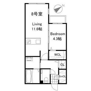 PREMIER IST KOTONI STA(1LDK/4階)の間取り写真