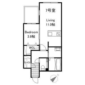 PREMIER IST KOTONI STA(1LDK/1階)の間取り写真