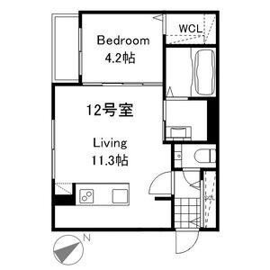 PREMIER IST KOTONI STA(1LDK/2階)の間取り写真