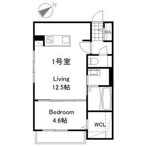 PREMIER IST KOTONI STA(1LDK/2階)の間取り写真