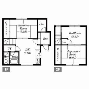 札幌市東豊線 東区役所前駅 徒歩6分 2階建 築45年(3DK)の間取り写真