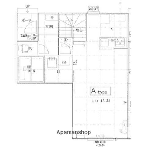 ＱＵＡＲＴＥＲⅡ（クォーターⅡ）(3LDK)の間取り写真