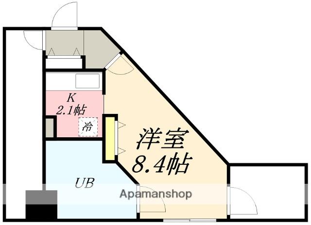 VISTA東雲(1K/2階)の間取り写真