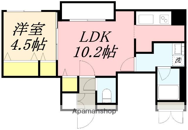 キャナルウエスト小樽(1LDK/5階)の間取り写真