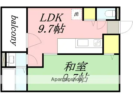STAYS OTARU(1LDK/1階)の間取り写真