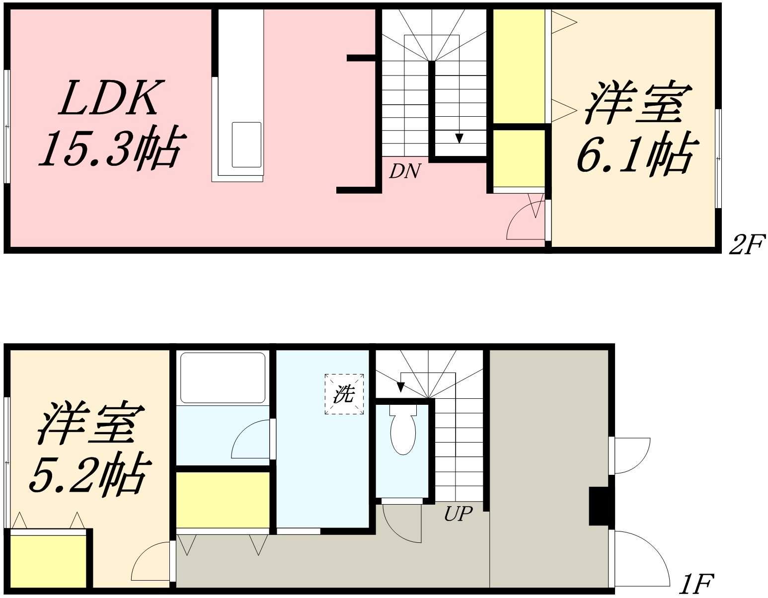 カノア銭函(2LDK)の間取り写真