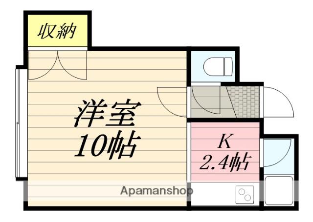 コート澄川 A棟(1K/2階)の間取り写真