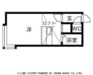 メゾンド東札幌(ワンルーム/2階)の間取り写真