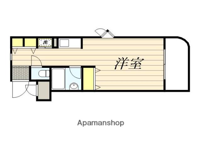 メゾン・ド・カナル(ワンルーム/2階)の間取り写真