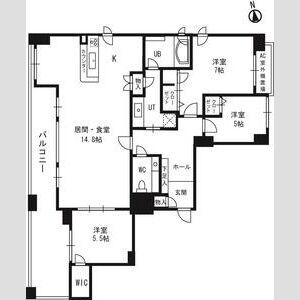 ル・ノール平岸2条(3LDK/7階)の間取り写真