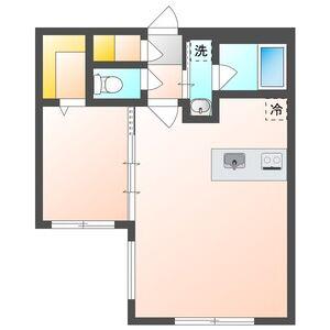 カレラ学園前(1LDK/3階)の間取り写真